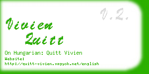 vivien quitt business card